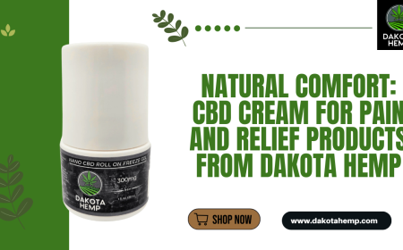 Natural Comfort: CBD Cream for Pain and Relief Products from Dakota Hemp