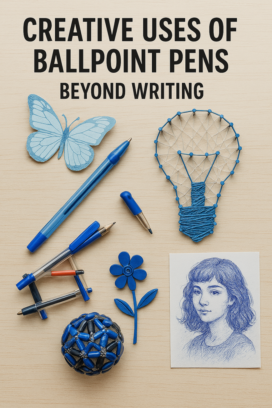 Creative Uses Of Ballpoint Pens Beyond Writing