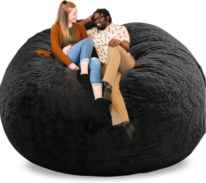 Designing a Cozy Reading Nook with a Giant Bean Bag