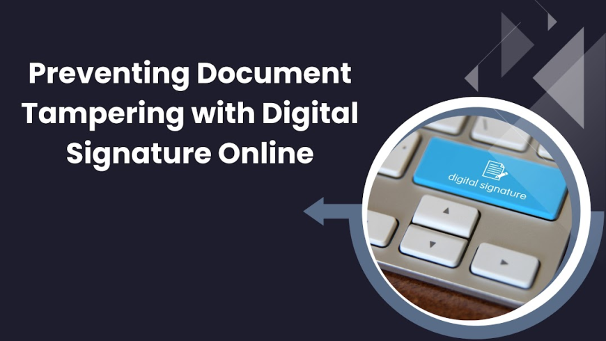 Preventing Document Tampering with Digital Signature Online