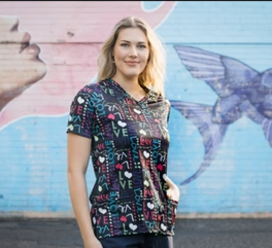 Celebrate Culture & Comfort with Printed Scrub Tops – Featuring the Pilbara Indigenous Design