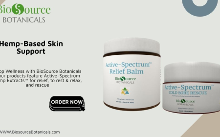Harness the Power of Hemp-Based Skin Support: Discover BioSource Botanicals' Active Spectrum™ Relief Balm and More