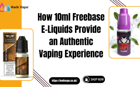 Kwik Vape 10ml Freebase E-Liquids | Real Vaping Satisfaction