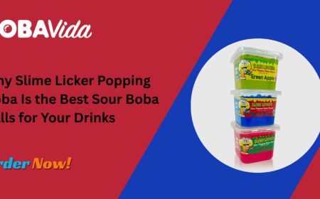 Why Slime Licker Popping Boba Is the Best Sour Boba Balls for Your Drinks