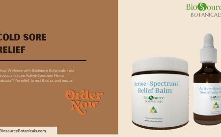 Natural Cold Sore Relief: How BioSource Botanicals’ Active-Spectrum™ Balm Supports Soothing Skin Recovery