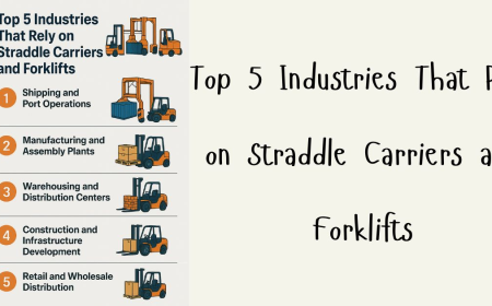 Top 5 Industries That Rely on Straddle Carriers and Forklifts