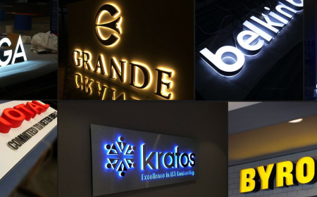 Modern Sign Board Manufacturers for Attractive Storefront Signs