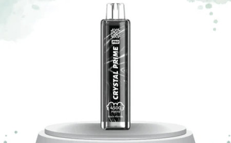 Crystal Prime Pro 4500 Puffs Disposable Vape – Box of 10 | Smooth, Compact & Long-Lasting Flavour