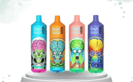 R and M Tornado 9000 Disposable Vape – Box of 10 | 9000 Puffs, Rechargeable & Flavor-Packed