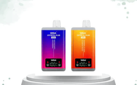 WGA Crystal Plus 20000 Disposable Vape – Box of 10 | 20,000 Puffs, Rechargeable, Premium Flavors