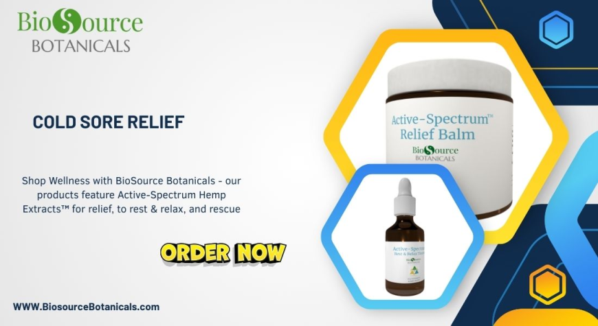 Naturally Soothe Cold Sores with BioSource Botanicals’ Active-Spectrum™ Skincare Solutions