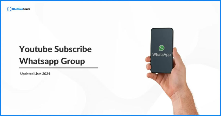 2000+ Active YouTube Subscribe WhatsApp Group Links [Updated List 2025]