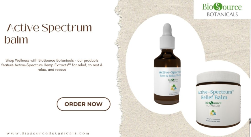 The Power of Active Spectrum Balm: A Natural Solution for Skin Comfort and Relief