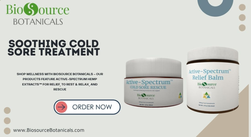 Natural Skin Rescue: Discover the Soothing Cold Sore Treatment with BioSource Botanicals