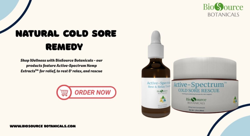 Natural Cold Sore Remedy: Harnessing Hemp-Based Skin Support for Soothing Relief