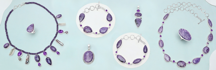 Charoite Jewelry: Natural Crimson Gemstone Magic