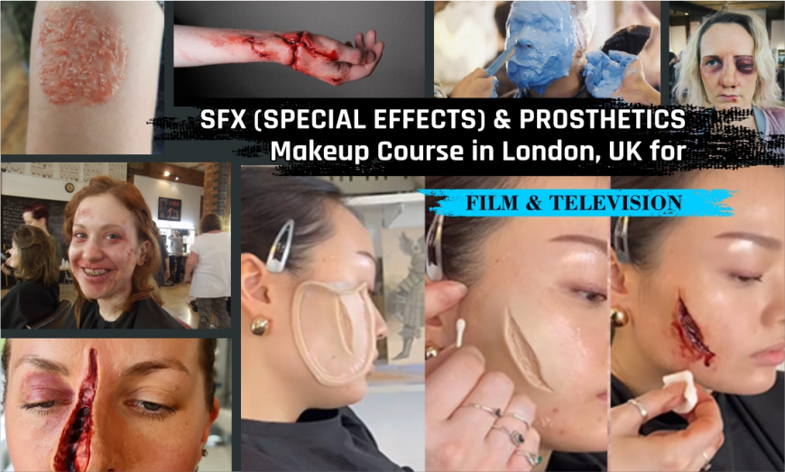 SFX Makeup Course in London, UK - Learn Cuts, Bruises & Advanced SFX Techniques