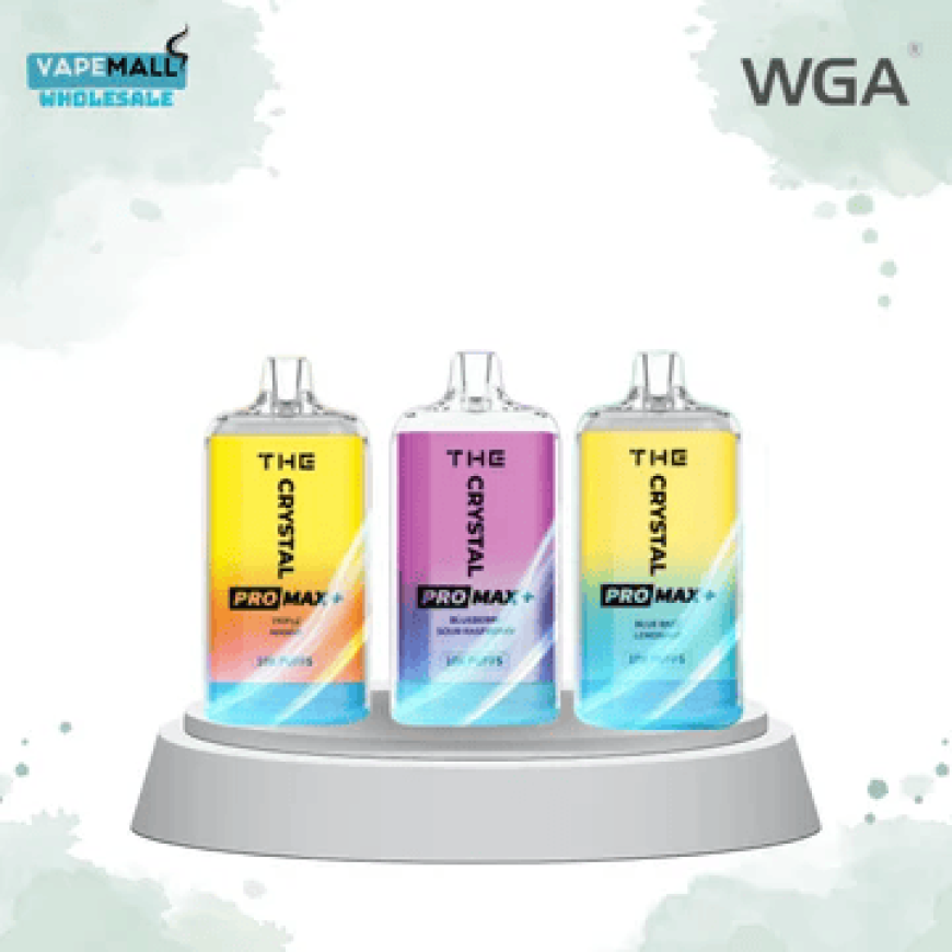 Crystal Pro Max 10000 Disposable Vape – Box of 10 | Up to 10,000 Puffs, Bold Flavors, USB-C Rechargeable