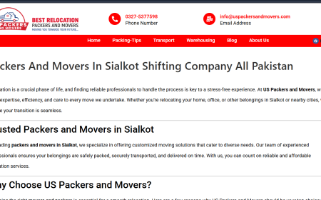 Packers And Movers service in cheap price In Sialkot
