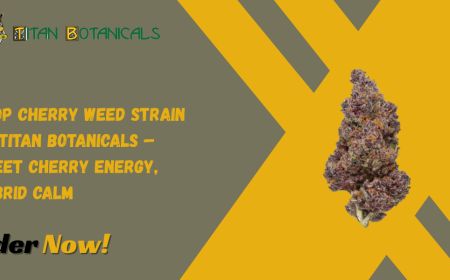 Trop Cherry Weed Strain by Titan Botanicals – Sweet Cherry Energy, Hybrid Calm