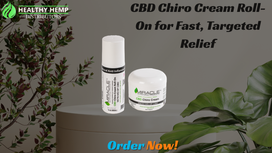CBD Chiro Cream Roll-On: Instant Relief with Zero Mess