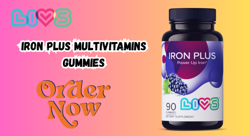 Vegan Iron Gummies | LIVS Gummies Iron Plus Supplement