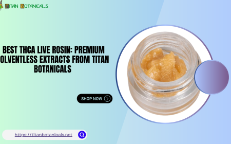 Best THCA Live Rosin: Premium Solventless Extracts from Titan Botanicals