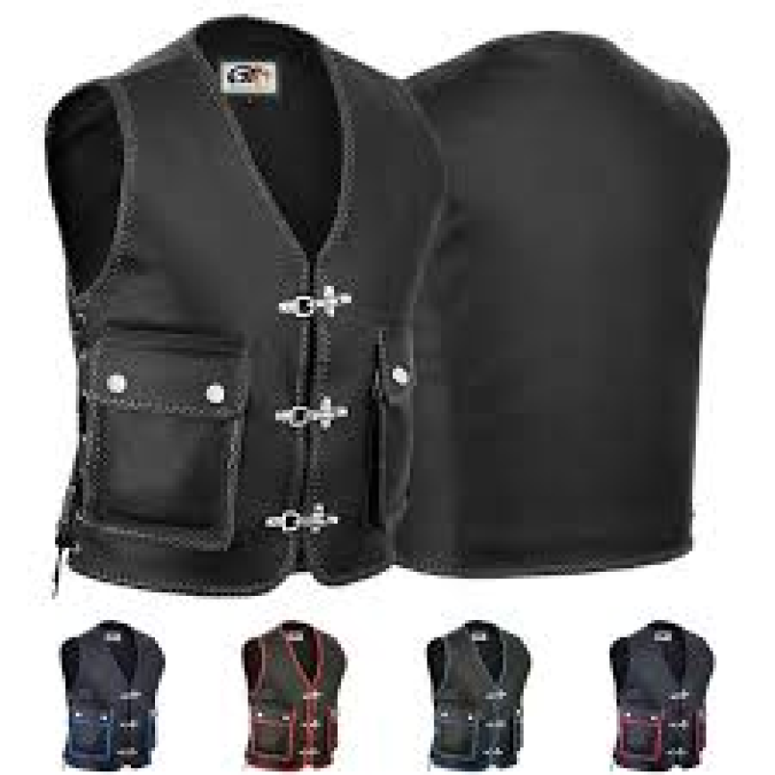 The Rise of Leather Fashion: Exploring the Leather Biker Vest and Leather Corset for Men