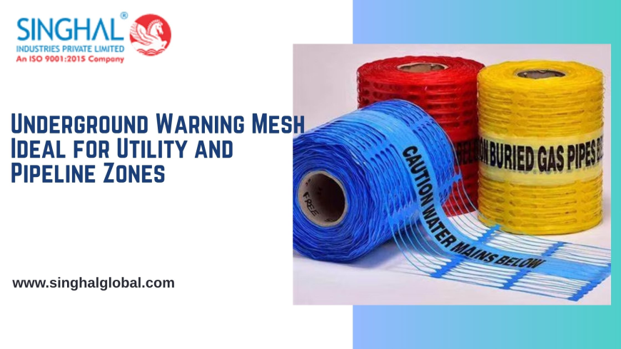 Underground Warning Mesh Ideal for Utility and Pipeline Zones