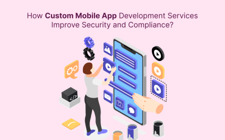 How Custom Mobile App Development Services Improve Security and Compliance?