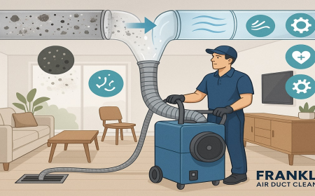 Why Use Negative Pressure Air Duct Cleaning in Franklin?