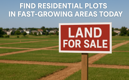 Find Residential Plots in Fast-Growing Areas Today