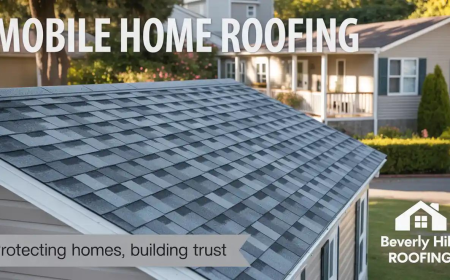 Which Roof Styles Are Most Popular for Mobile Homes Roofing in Beverly Hills?