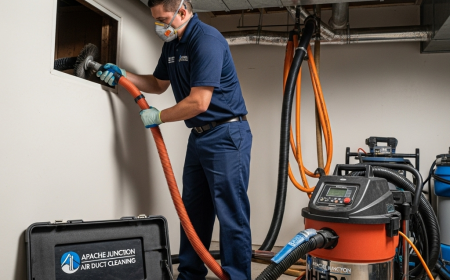 What Equipment Is Used for Negative Pressure Air Duct Cleaning in Apache Junction?