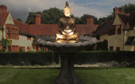 Peace Comes Home in a Buddha Water Fountain