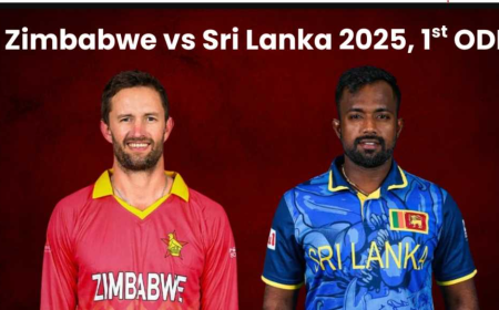 1st ODI Spotlight: Can Zimbabwe Stand Tall Against Sri Lanka?
