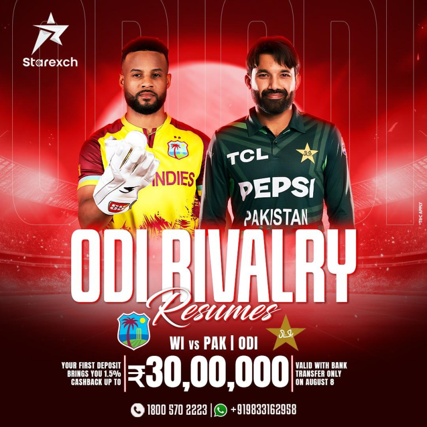 West Indies vs Pakistan 1st ODI 2025 – A Fresh Rivalry Rekindled in Trinidad