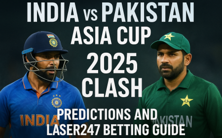 India vs Pakistan Asia Cup 2025 Clash – Predictions and Laser247 Betting Guide
