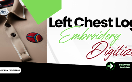 Left Chest Logo Shirt & Branding on Chest