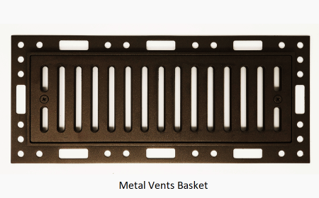 Original Series Burnt Leaf Metal Vent – Flush Mount Style Meets Strength