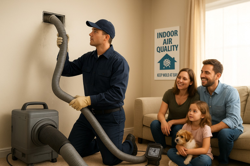 How Does Negative Pressure Air Duct Cleaning Fight Mold in Arcadia?