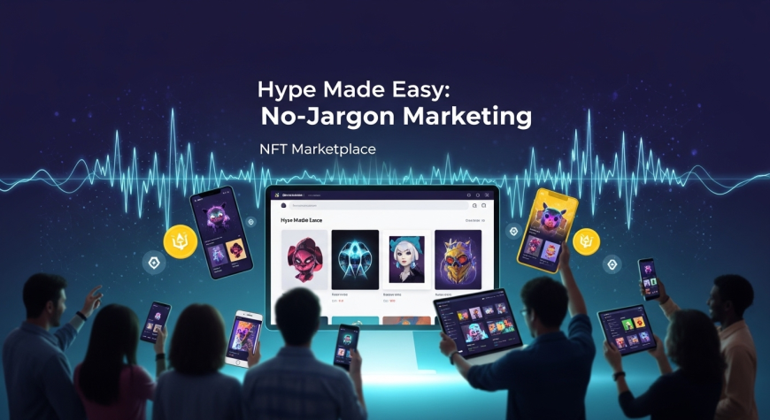 Hype Made Easy: No-Jargon Marketing for a White Label NFT Marketplace
