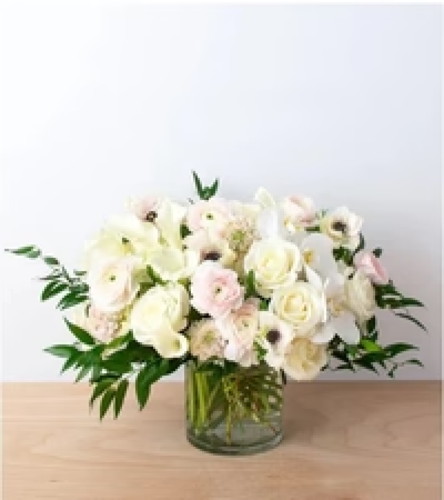 Sapphire Statements: Blue Orchids for Bold Office Decor