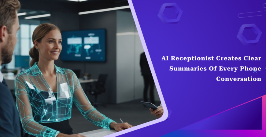 AI Receptionist Creates Clear Summaries of Every Phone Conversation