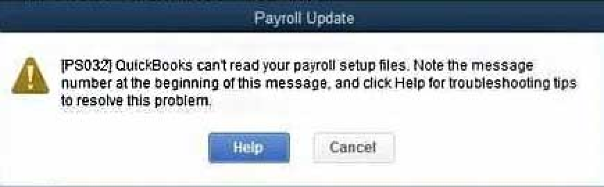 QuickBooks Error PS032: Ultimate Resolution Guide for Seamless Payroll Updates