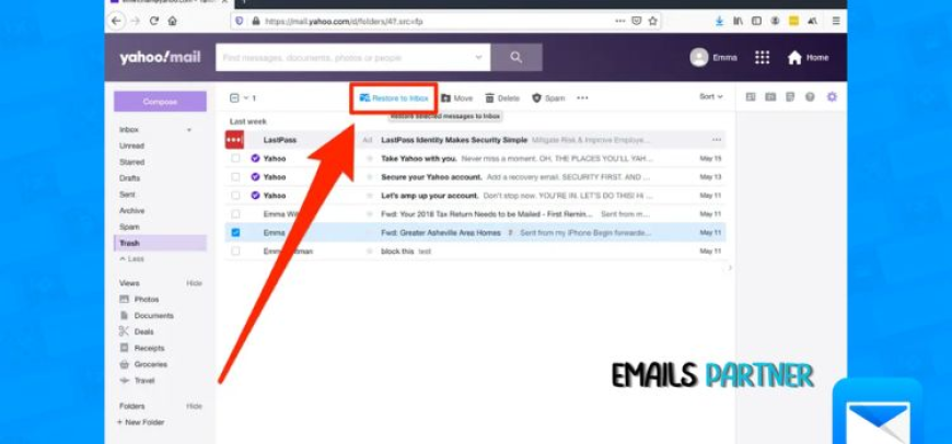 Effective Methods on How to Retrieve Deleted Emails from Yahoo 