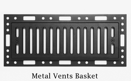 Forest Flush Mount Floor Vent – Midnight Black Metal Finish | Built for Performance and Beauty