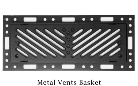 Breeze Series Floor Register – Midnight Black Flush Design