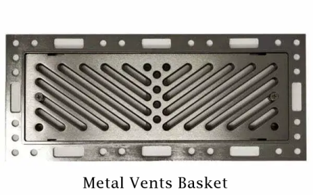 Original Breeze Smokey Shale Metal Floor Vent – Flush-Mount Design
