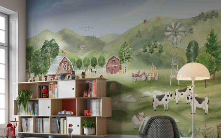 The Ultimate Solution for Renters: Landscape Murals for Textured Walls